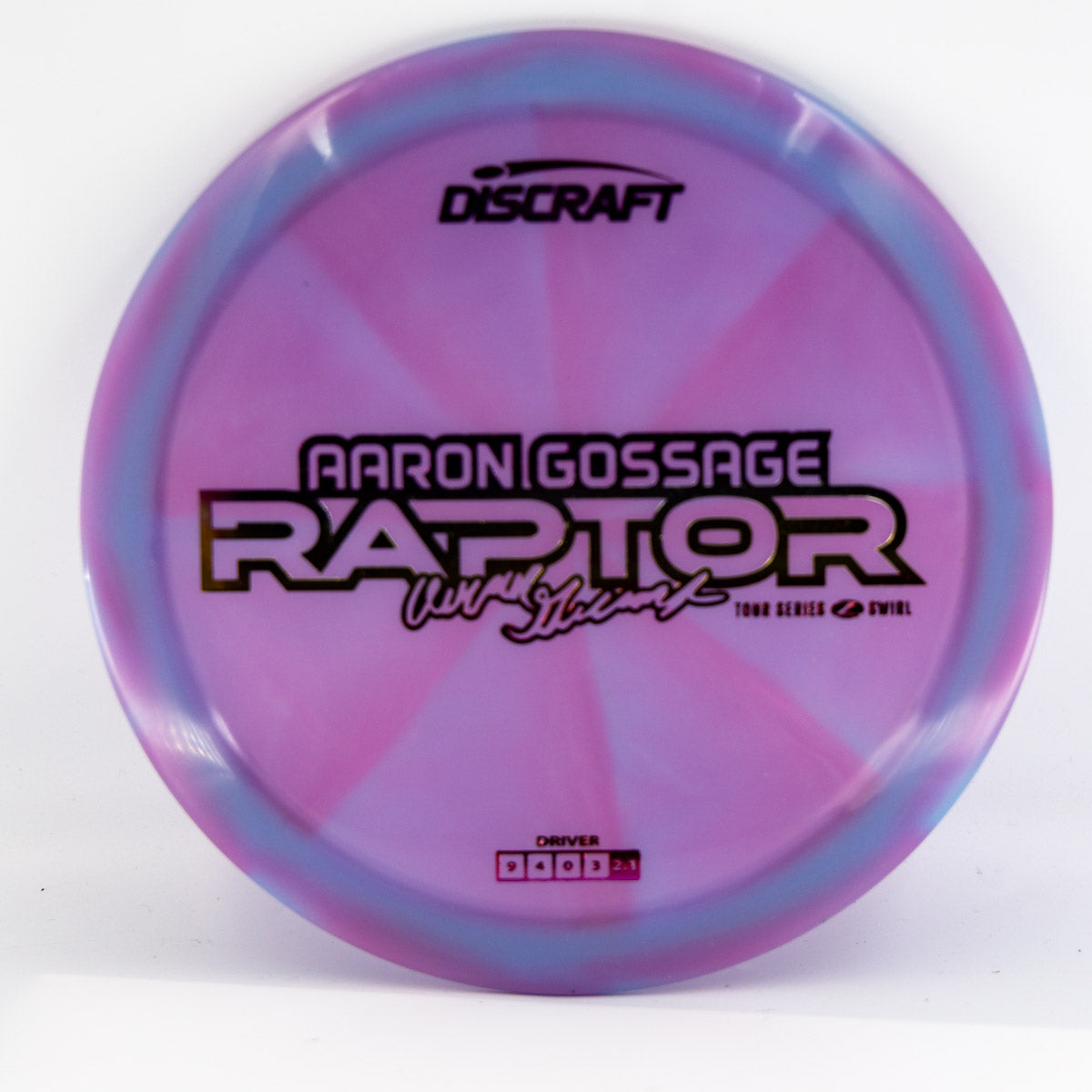Discraft Raptor (Aaron Gossage 2025 Tour Series Z Swirl)