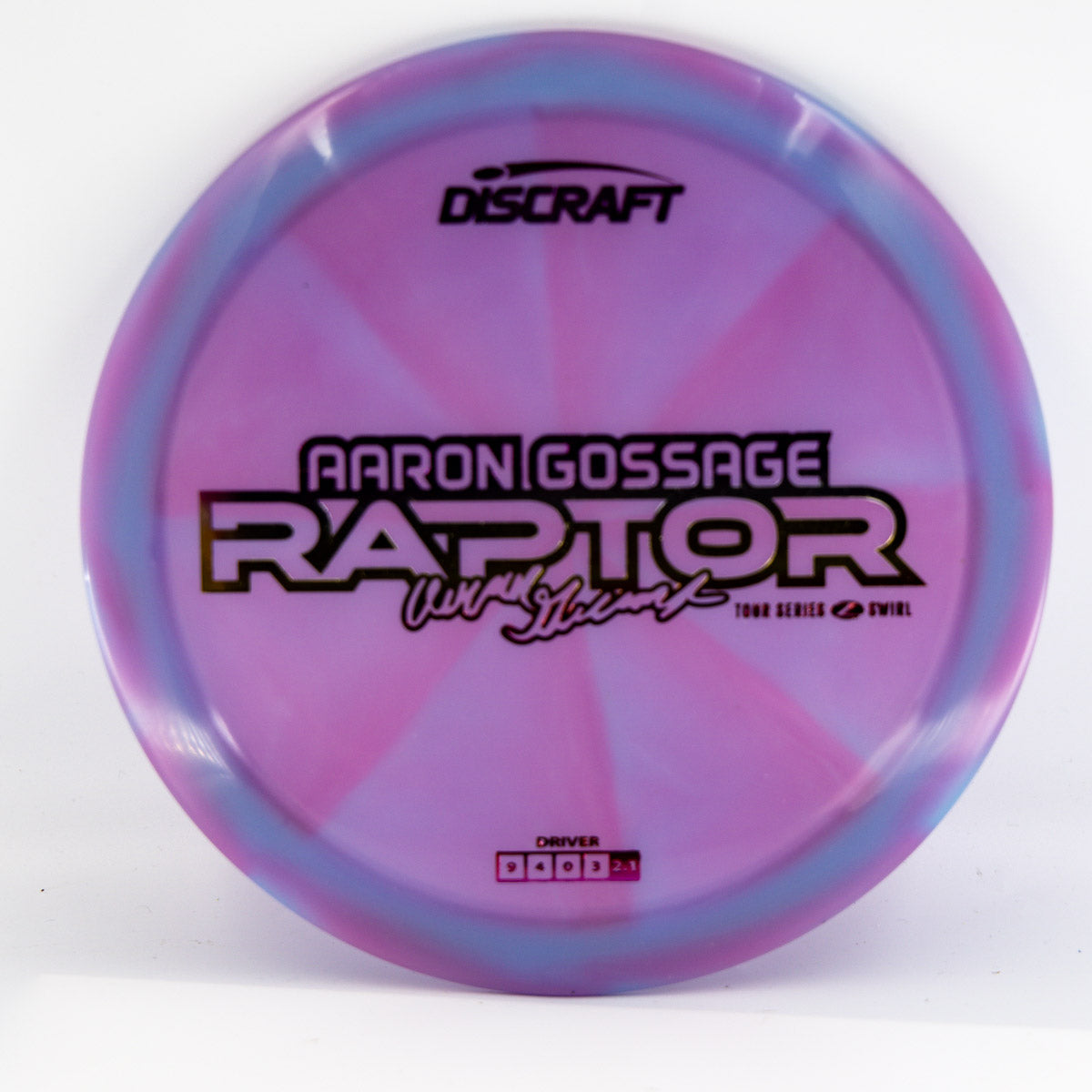 Discraft Raptor (Aaron Gossage 2025 Tour Series Z Swirl)