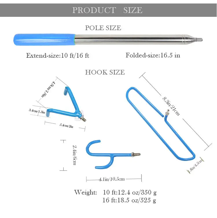 Disc Connection Disc Retrieval Extention Pole