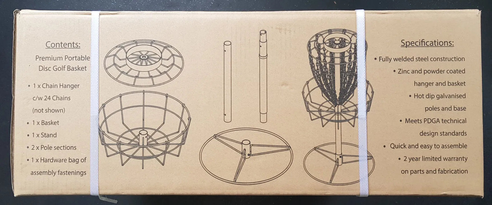 RPM Discmate Premium Portable Basket