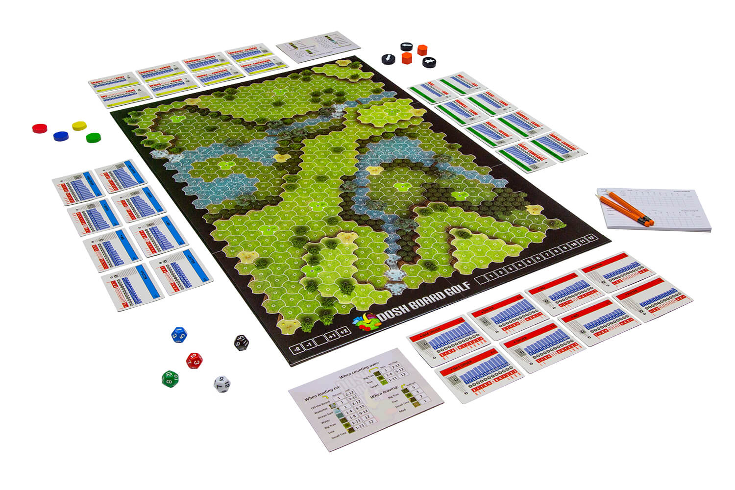 Dosh Board Golf Board Game Kapalko Games