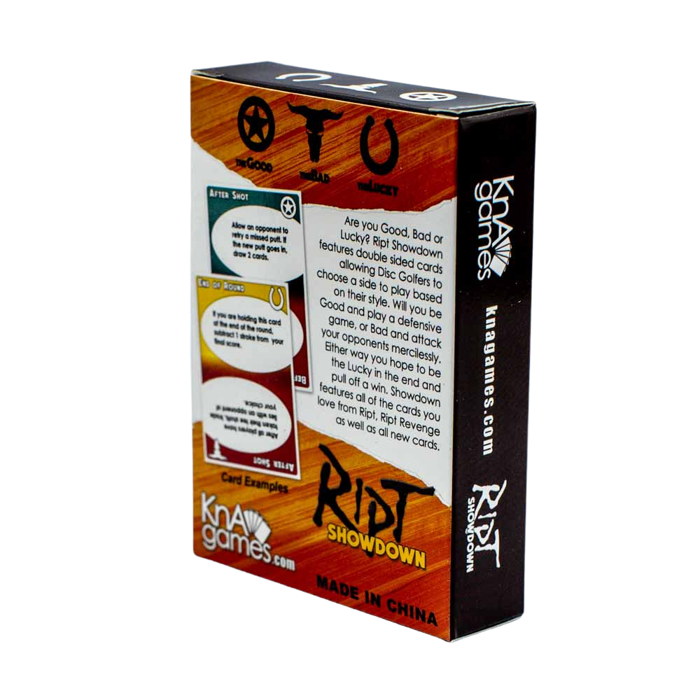 KnA Games RIPT Showdown Disc Golf Card Game