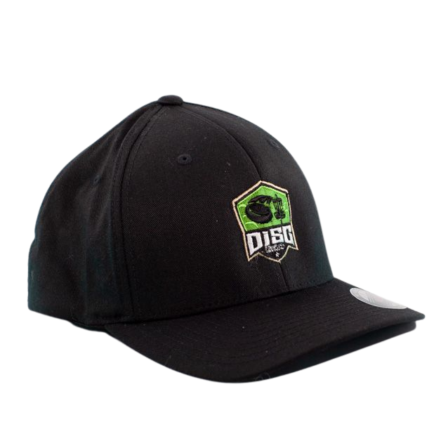 Disc Connection Flex Fit Hat - Black