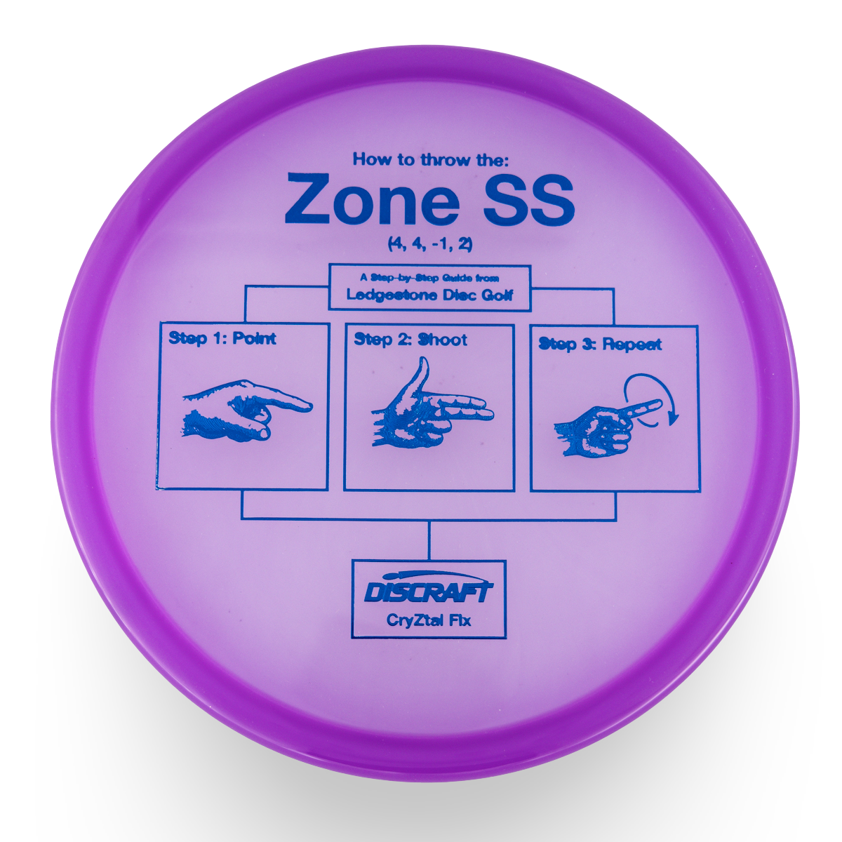 Discraft Zone SS (Ledgestone CryZtal Flx Edition)