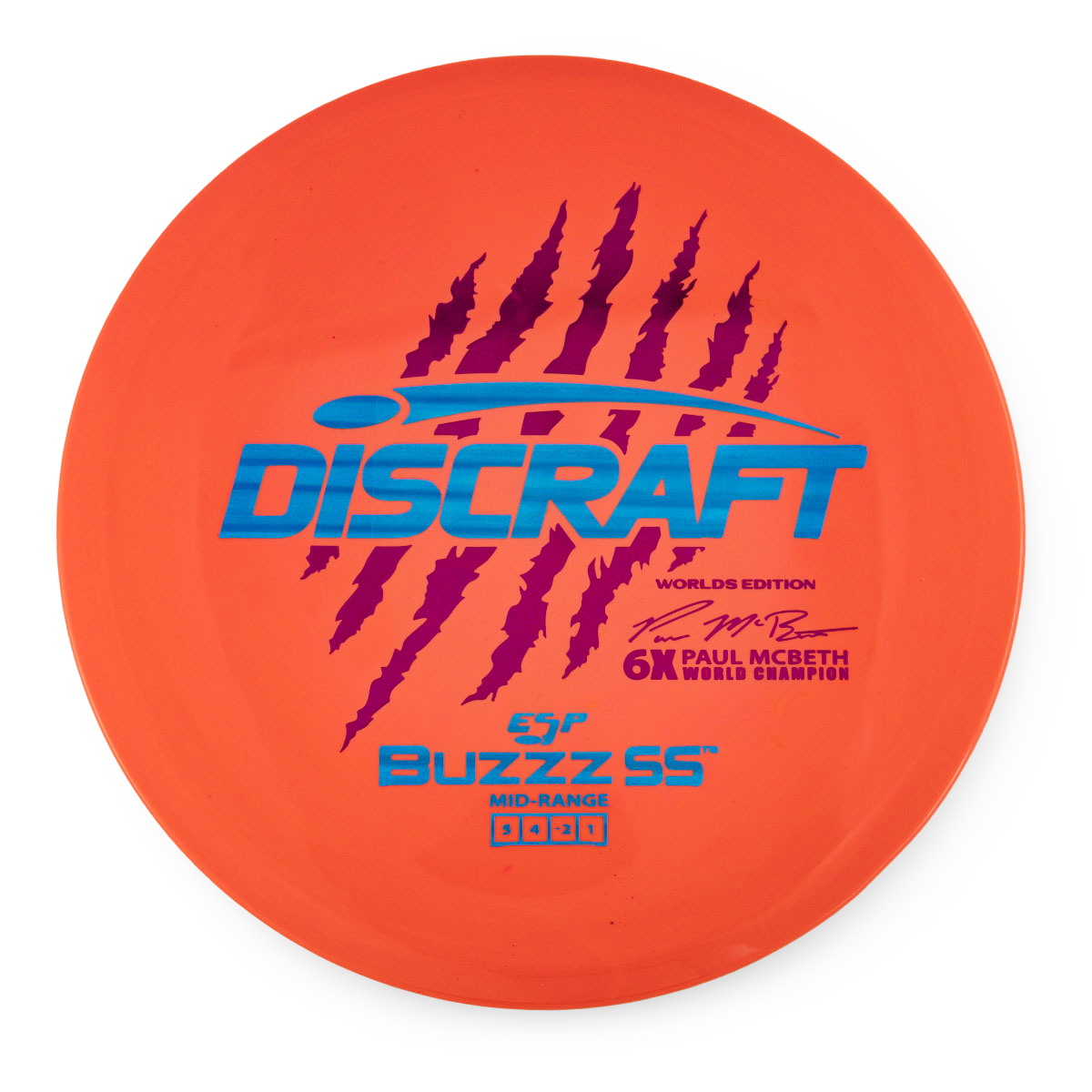 Discraft Buzzz SS (2026 Worlds Paul McBeth 6x Edition)