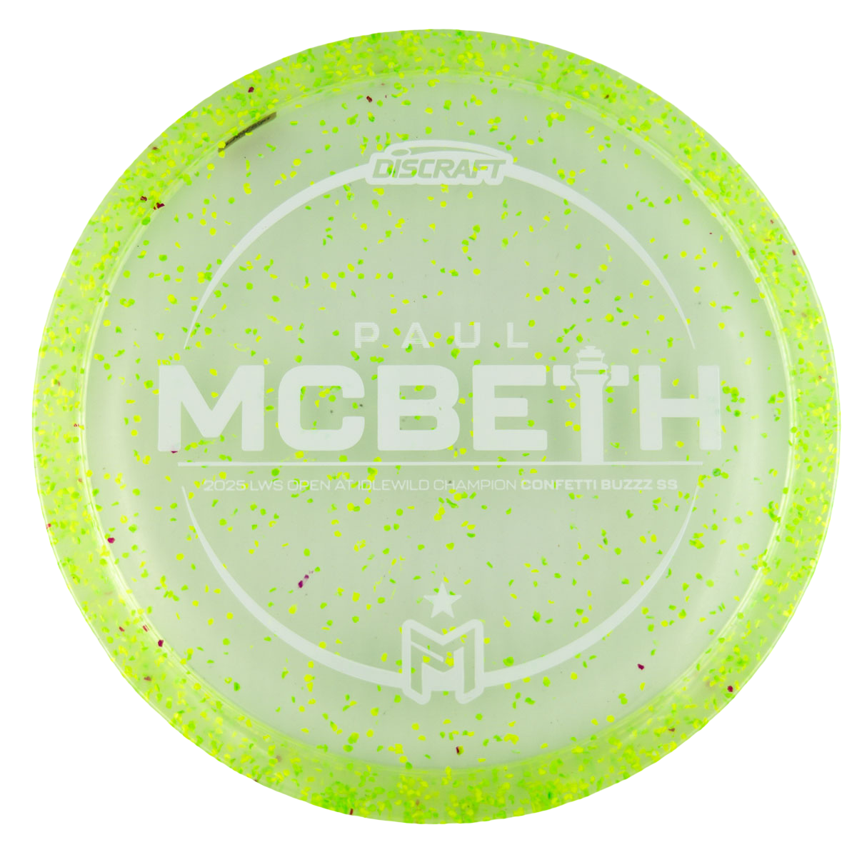Discraft Buzzz SS (Paul Mcbeth Idlewild Open Challenge Champion Confetti Series)