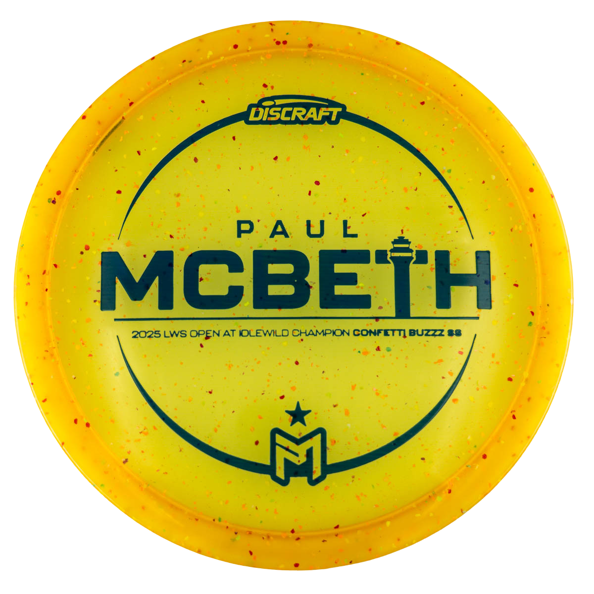 Discraft Buzzz SS (Paul Mcbeth Idlewild Open Challenge Champion Confetti Series)