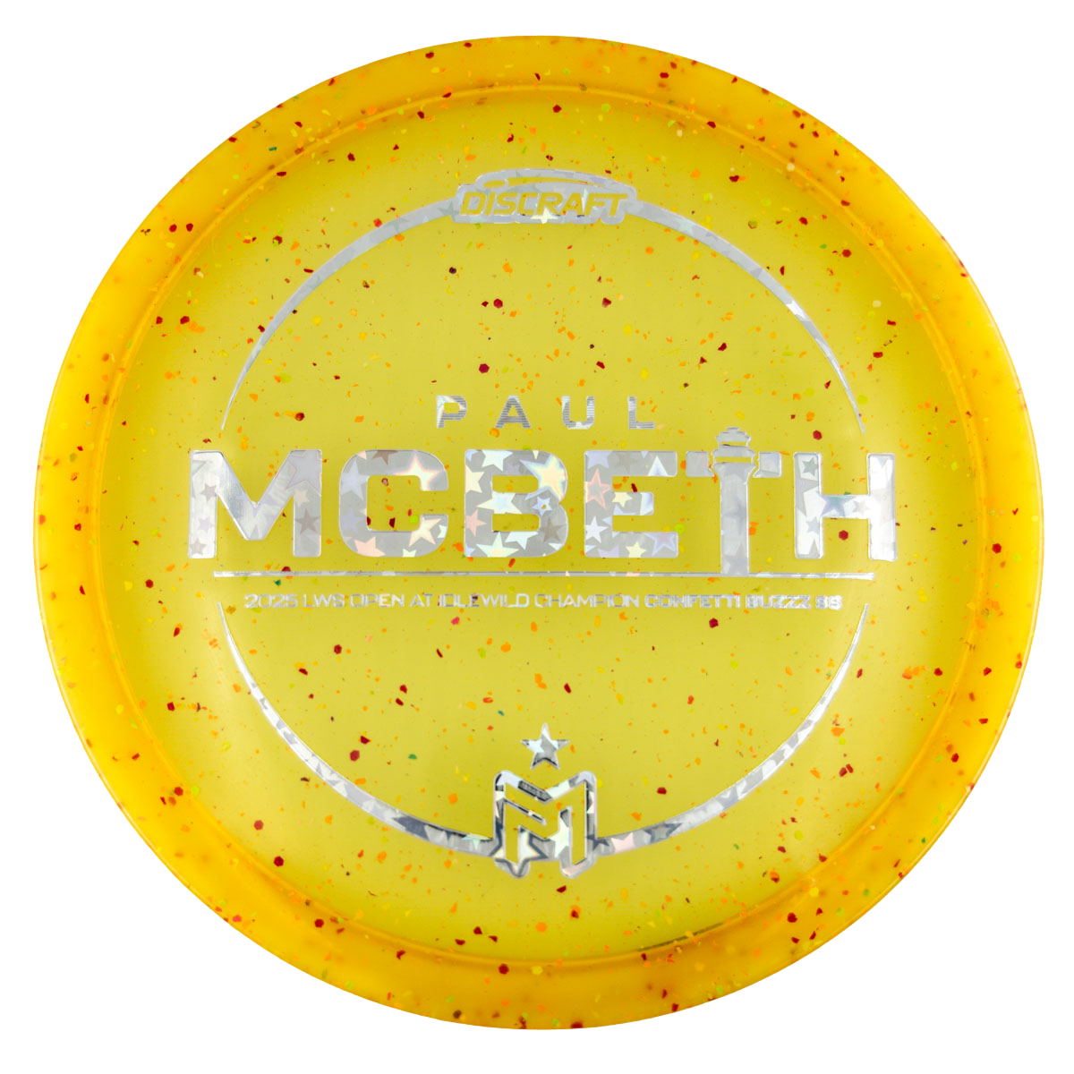 Discraft Buzzz SS (Paul Mcbeth Idlewild Open Challenge Champion Confetti Series)