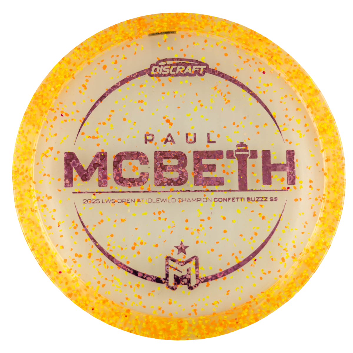 Discraft Buzzz SS (Paul Mcbeth Idlewild Open Challenge Champion Confetti Series)