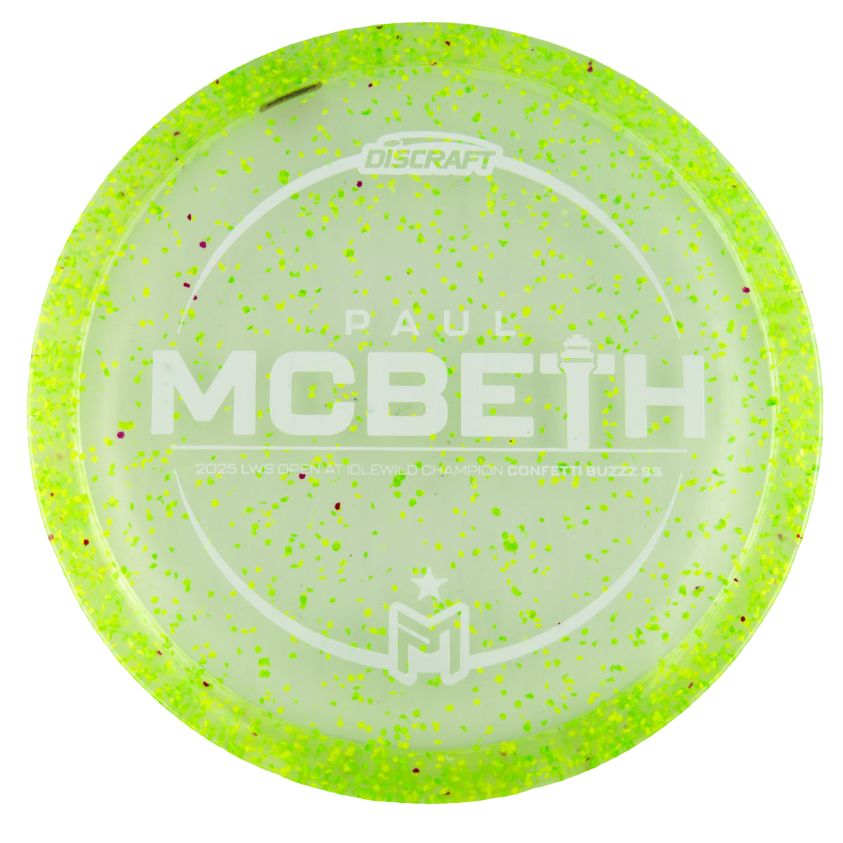 Discraft Buzzz SS (Paul Mcbeth Idlewild Open Challenge Champion Confetti Series)