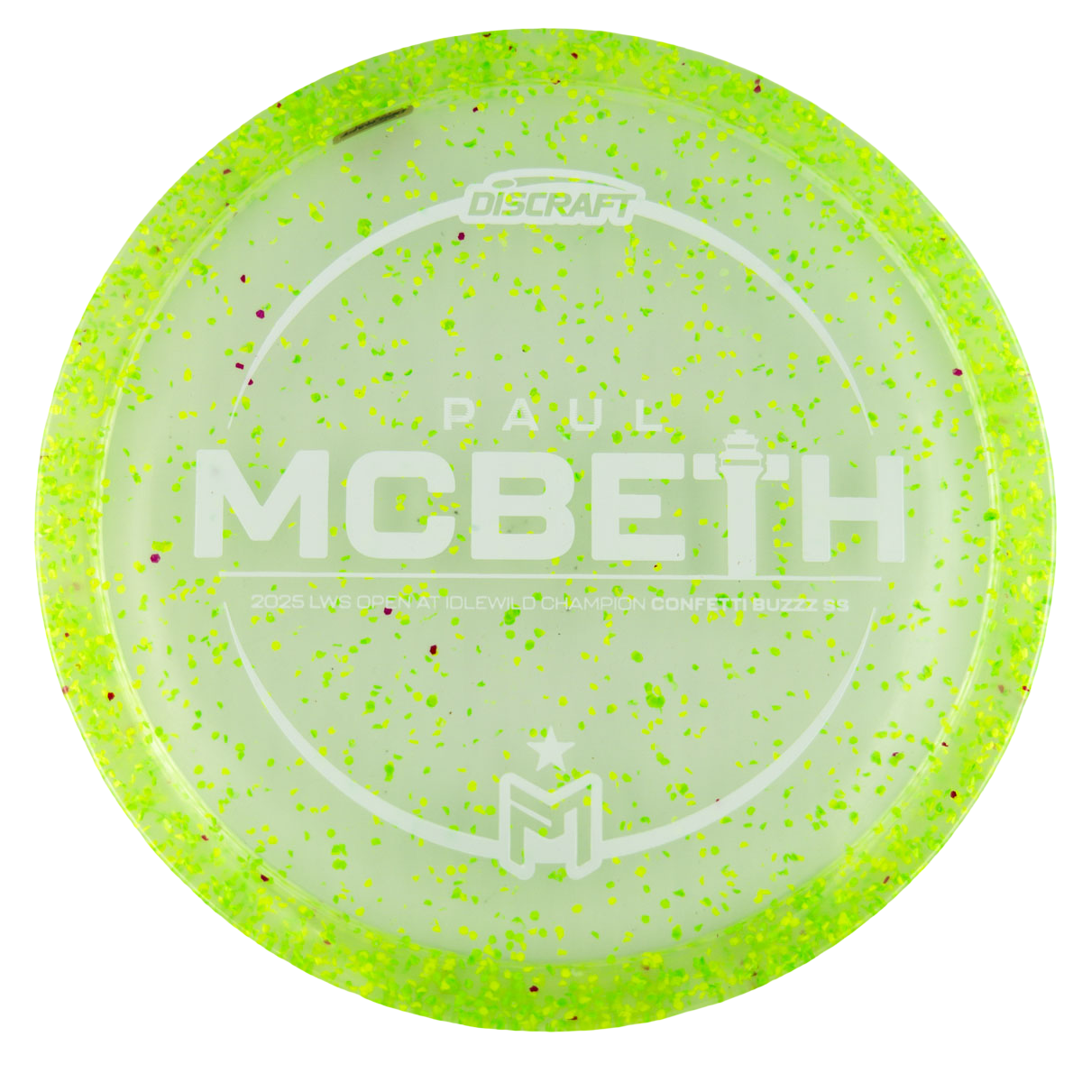 Discraft Buzzz SS (Paul Mcbeth Idlewild Open Challenge Champion Confetti Series)