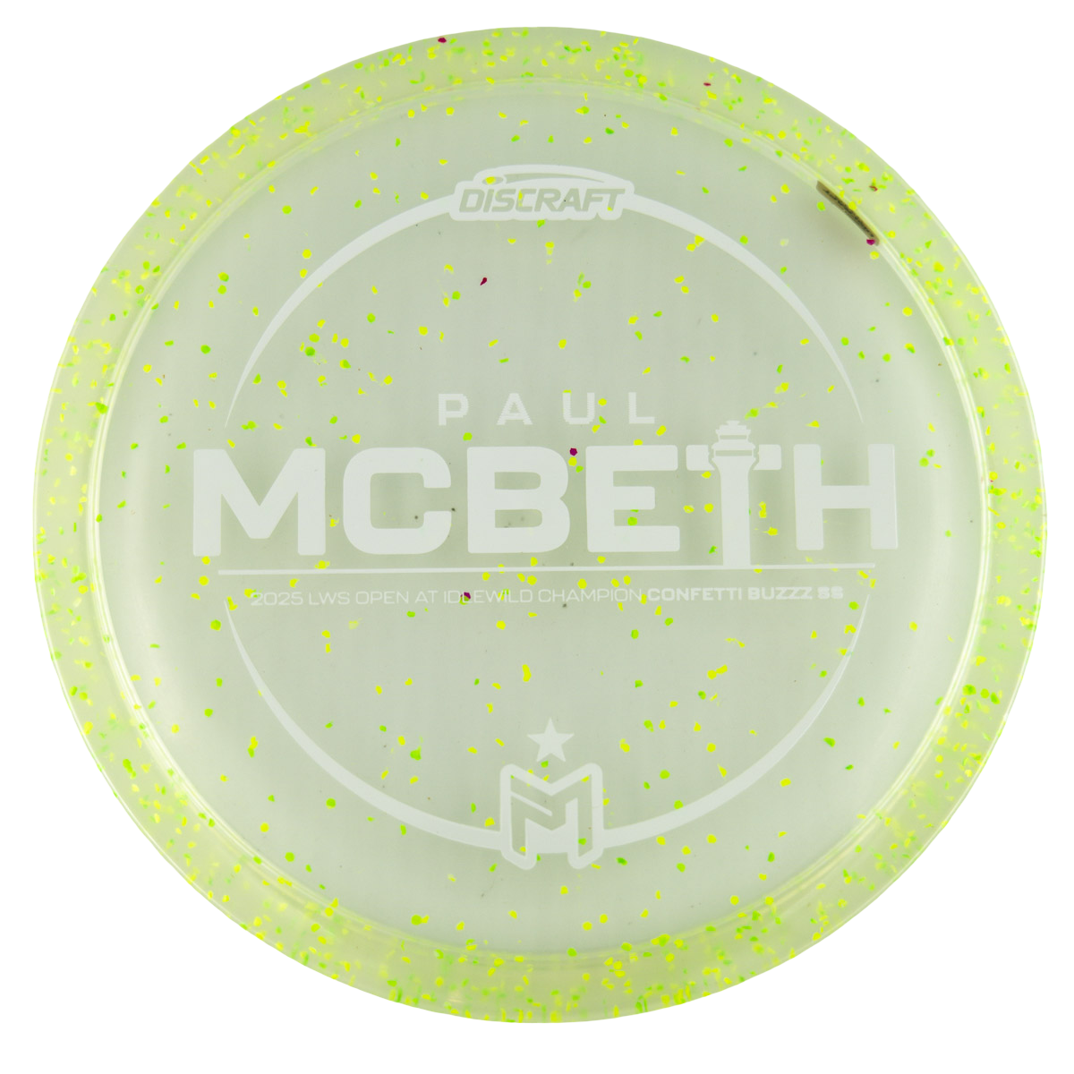 Discraft Buzzz SS (Paul Mcbeth Idlewild Open Challenge Champion Confetti Series)