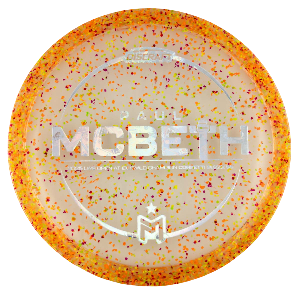 Discraft Buzzz SS (Paul Mcbeth Idlewild Open Challenge Champion Confetti Series)