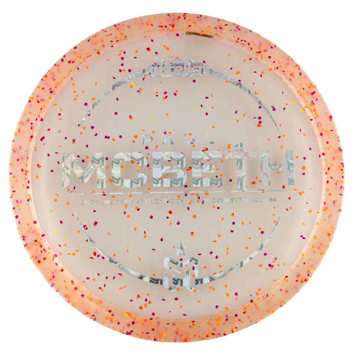 Discraft Buzzz SS (Paul Mcbeth Idlewild Open Challenge Champion Confetti Series)