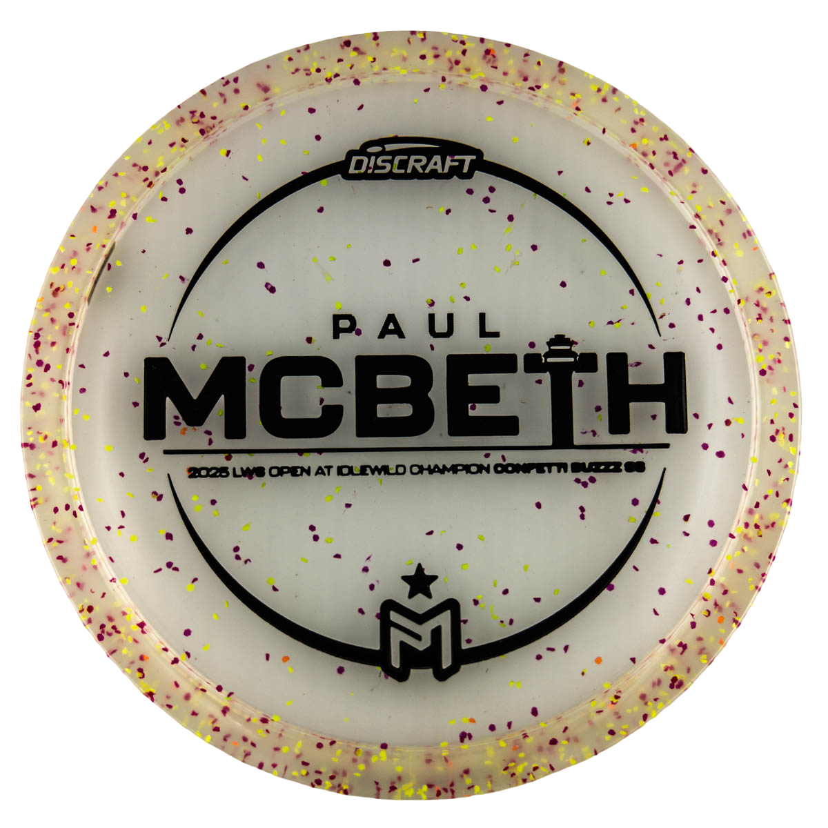 Discraft Buzzz SS (Paul Mcbeth Idlewild Open Challenge Champion Confetti Series)