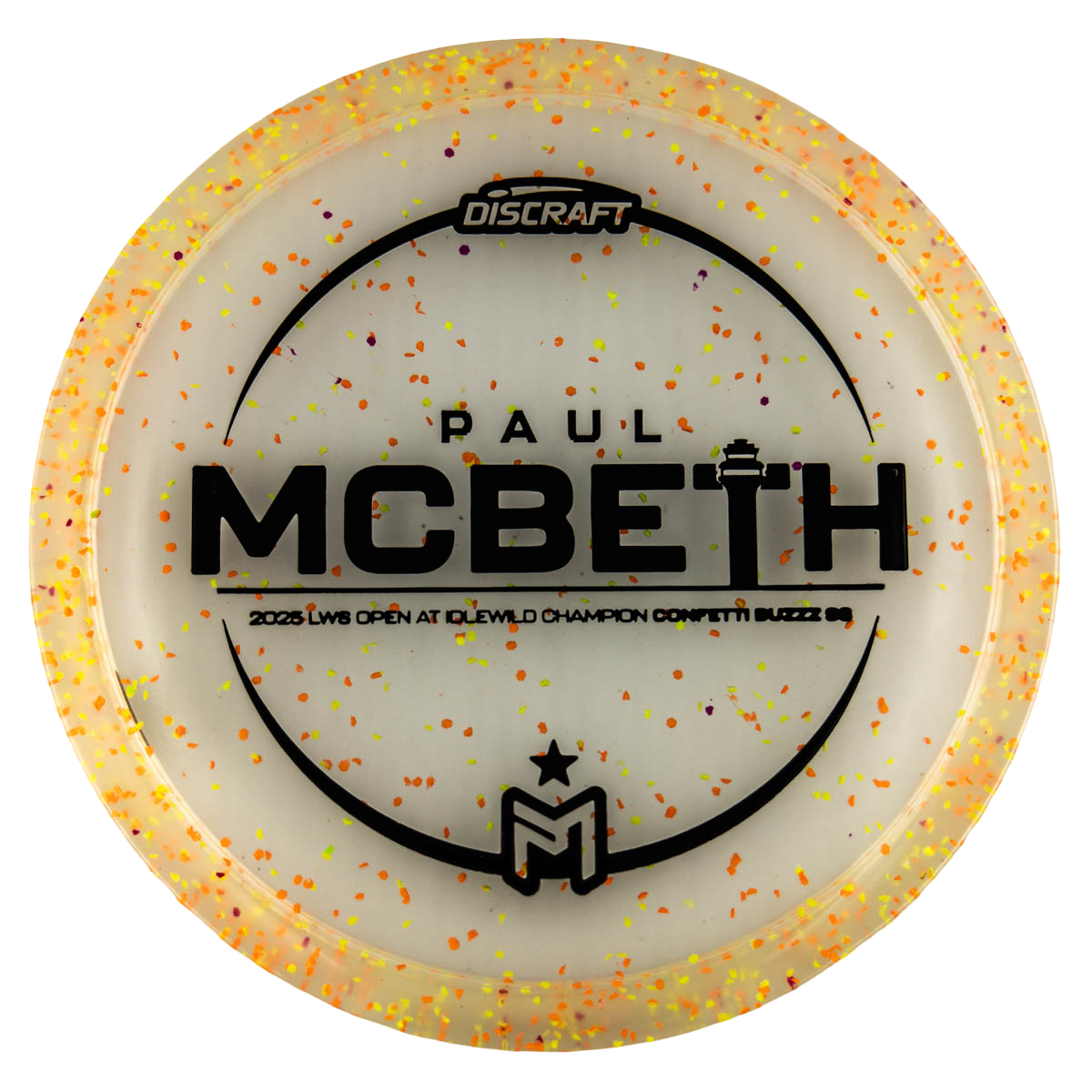 Discraft Buzzz SS (Paul Mcbeth Idlewild Open Challenge Champion Confetti Series)