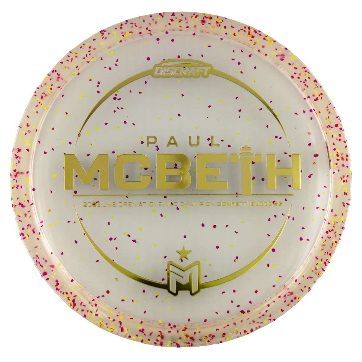 Discraft Buzzz SS (Paul Mcbeth Idlewild Open Challenge Champion Confetti Series)