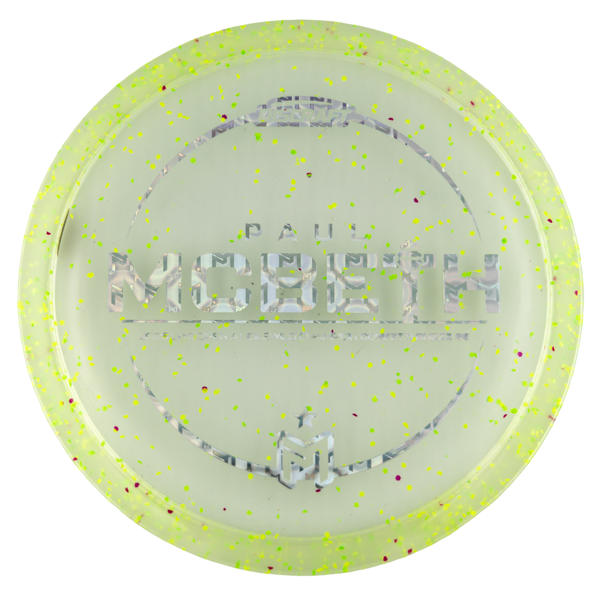 Discraft Buzzz SS (Paul Mcbeth Idlewild Open Challenge Champion Confetti Series)