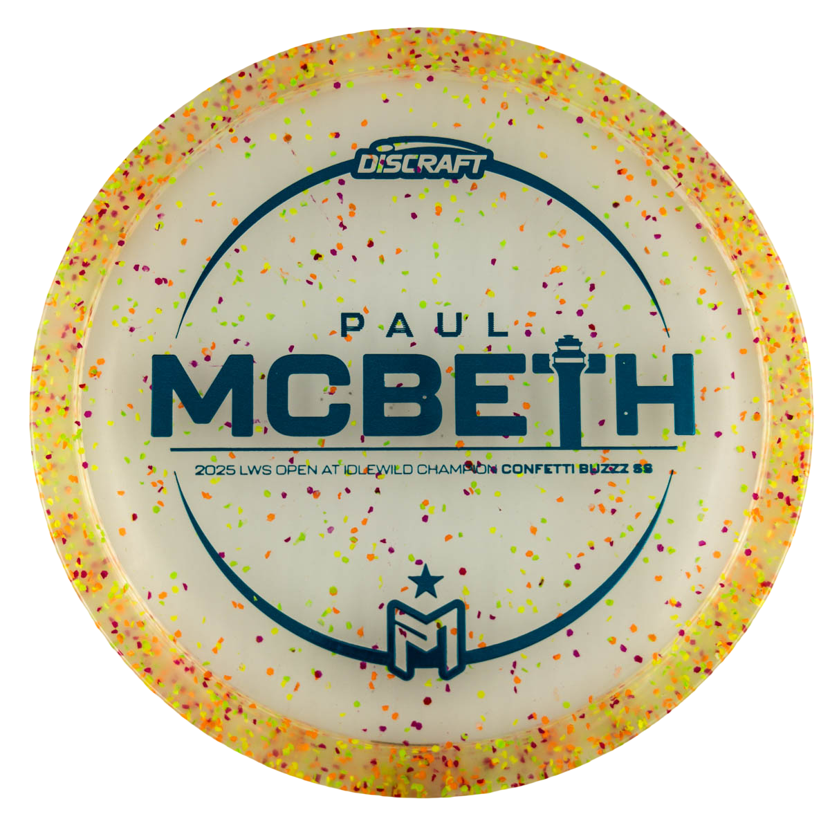 Discraft Buzzz SS (Paul Mcbeth Idlewild Open Challenge Champion Confetti Series)