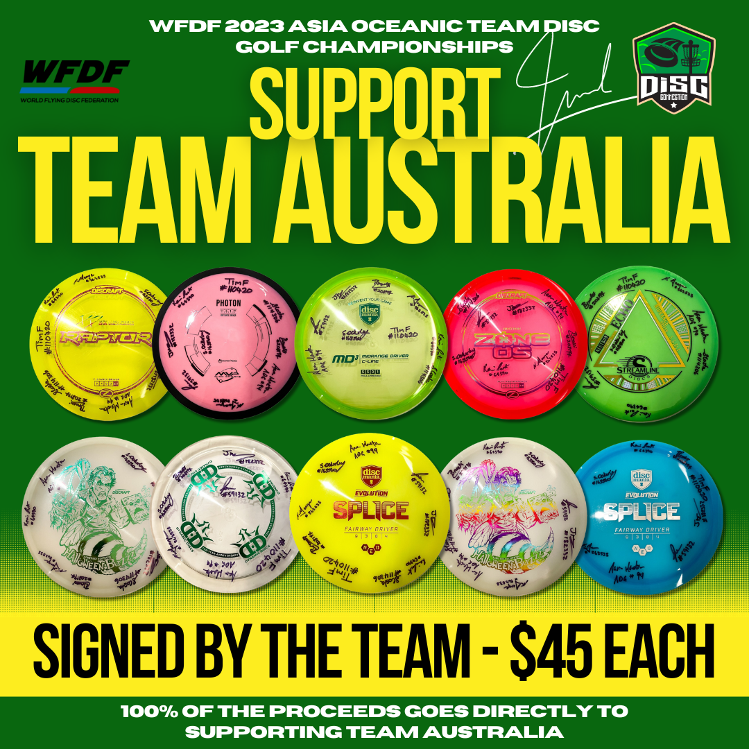Team Australia 2023 Signed Disc