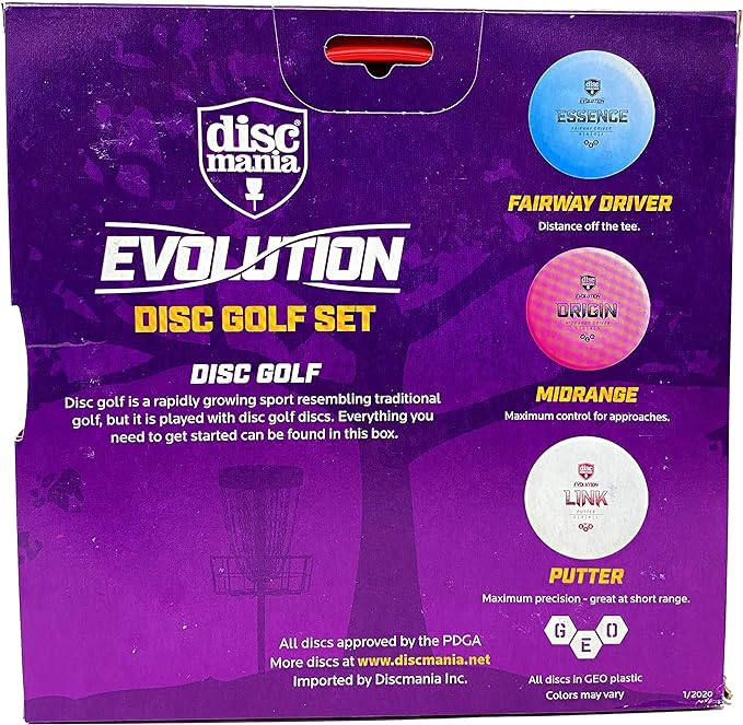 Discmania Evolution Disc Golf Starter Pack Set