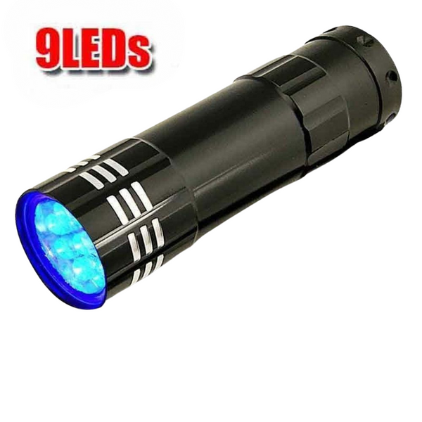 Disc Connection Small Performance UV Torch Flashlight 9 LED – Disc ...