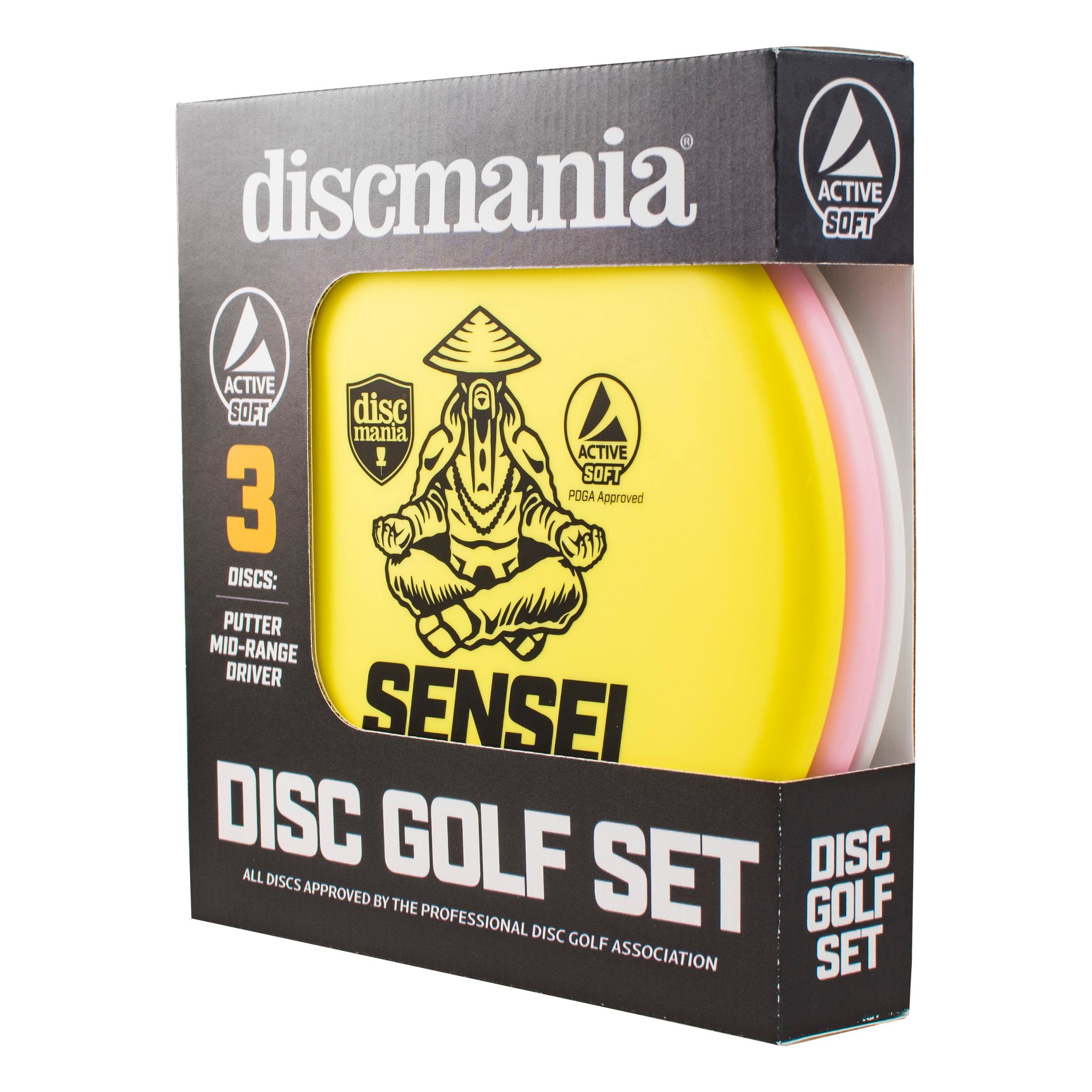 Discmania Active Soft Disc Golf Starter Pack Set