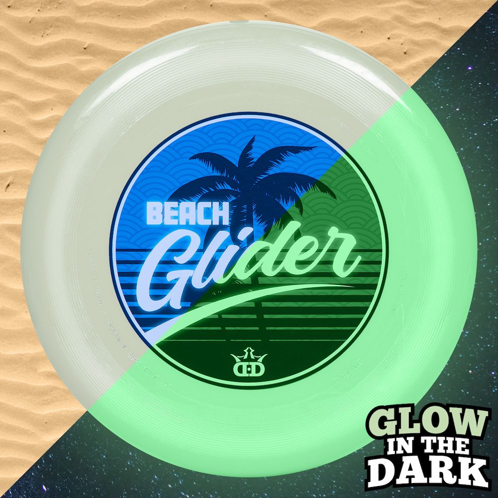 Dynamic Discs Beach Glider Ultimate Disc - Glow In the Dark
