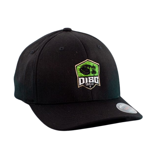 Disc Connection Flex Fit Hat - Black