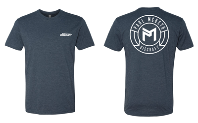 Discraft T-Shirt Paul McBeth Circle Logo - Navy
